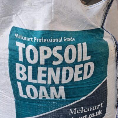 Blended loam topsoil