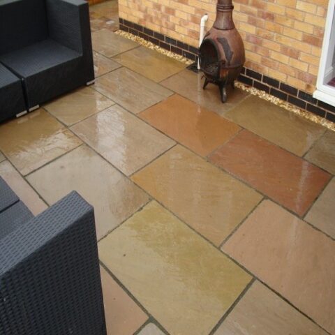 Autumn Blend Sandstone Paving 600mm x 900mm