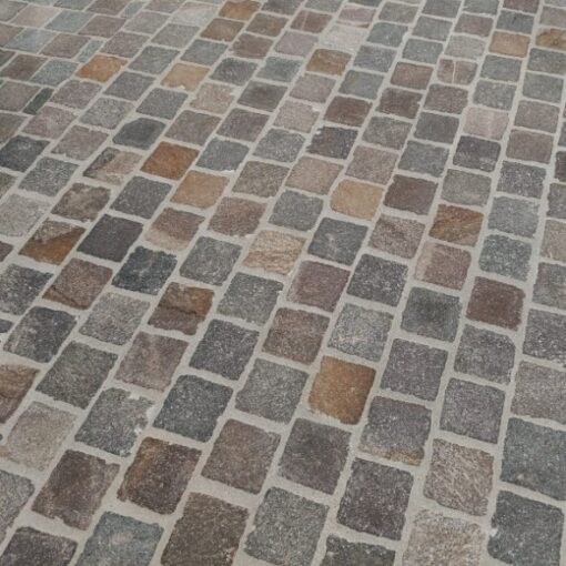 Italian Porphyry setts 100×100