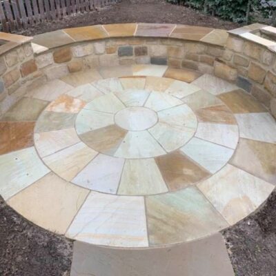 FOSSIL MINT SANDSTONE CIRCLE 3M WITHOUT SOK