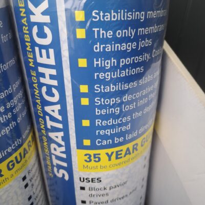Stratacheck weed control and stabilizing membrane